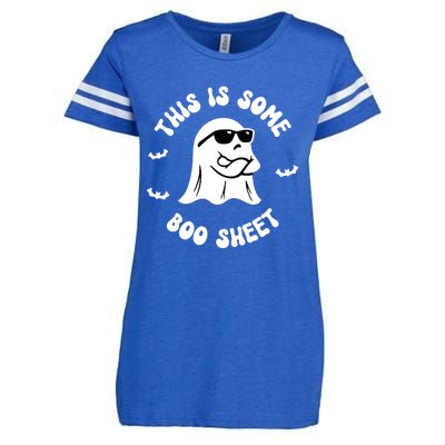 This Is Some Boo Sheet Gift Enza Ladies Jersey Football T-Shirt