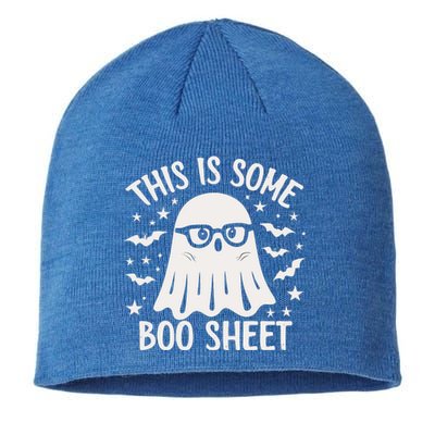 This Is Some Boo Sheet Ghost Halloween Sustainable Beanie