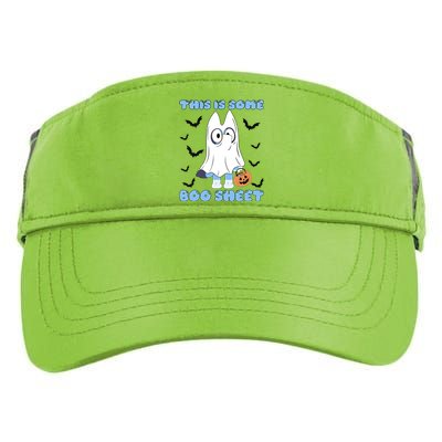 This Is Some Boo Sheet Funny Cute Dog Ghoul Halloween Adult Drive Performance Visor