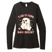 This Is Some Boo Sheet Ghost Halloween Costume Funny Ghost Womens CVC Long Sleeve Shirt