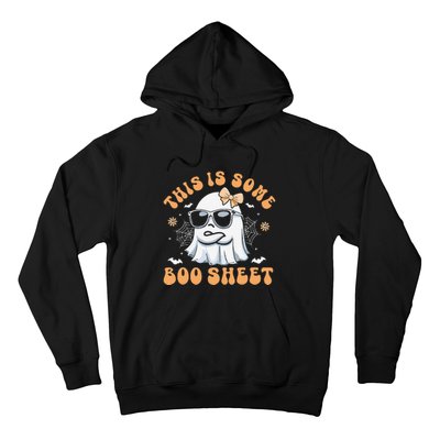 This Is Some Boo Sheet Women Cute Ghost Halloween Gift Hoodie