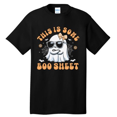 This Is Some Boo Sheet Women Cute Ghost Halloween Gift Tall T-Shirt