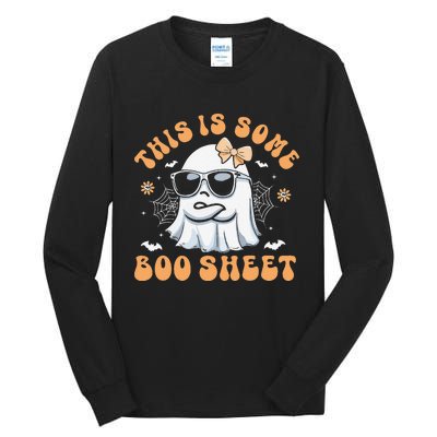 This Is Some Boo Sheet Women Cute Ghost Halloween Gift Tall Long Sleeve T-Shirt