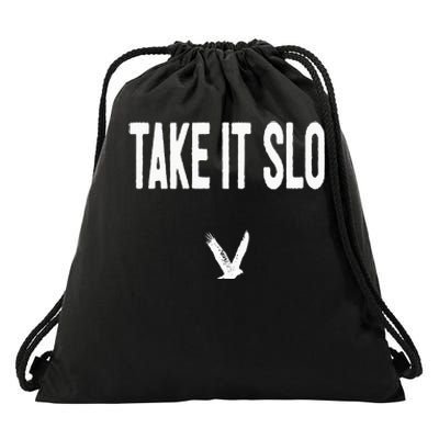 Take It Slo With Eagle Cal Poly Relax Classic Drawstring Bag