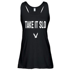 Take It Slo With Eagle Cal Poly Relax Classic Ladies Essential Flowy Tank