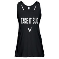 Take It Slo With Eagle Cal Poly Relax Classic Ladies Essential Flowy Tank