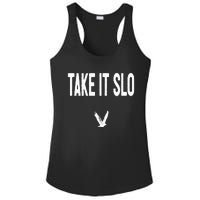 Take It Slo With Eagle Cal Poly Relax Classic Ladies PosiCharge Competitor Racerback Tank