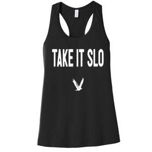 Take It Slo With Eagle Cal Poly Relax Classic Women's Racerback Tank