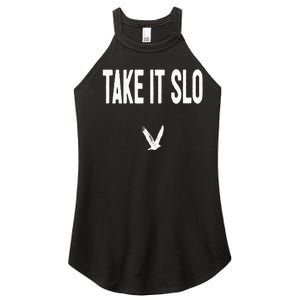 Take It Slo With Eagle Cal Poly Relax Classic Women's Perfect Tri Rocker Tank