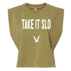 Take It Slo With Eagle Cal Poly Relax Classic Garment-Dyed Women's Muscle Tee