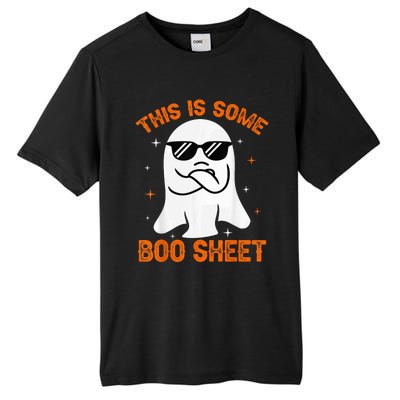 This Is Some Boo Sheet Ghost Retro Halloween Costume Wo Tall Fusion ChromaSoft Performance T-Shirt