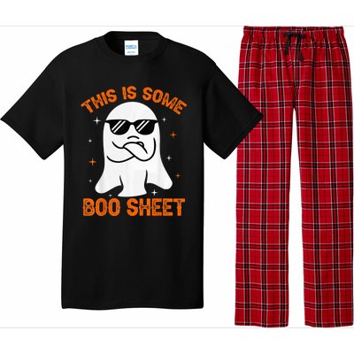 This Is Some Boo Sheet Ghost Retro Halloween Costume Wo Pajama Set