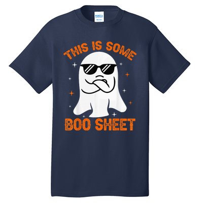 This Is Some Boo Sheet Ghost Retro Halloween Costume Wo Tall T-Shirt