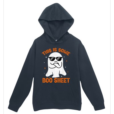 This Is Some Boo Sheet Ghost Retro Halloween Costume Wo Urban Pullover Hoodie