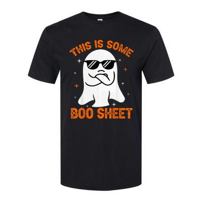 This Is Some Boo Sheet Ghost Retro Halloween Costume Wo Softstyle CVC T-Shirt