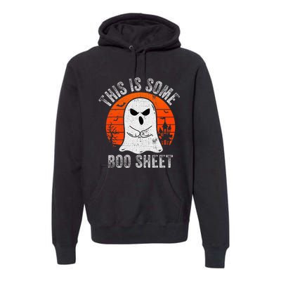 This Is Some Boo Sheet Ghost Halloween Costume Funny Premium Hoodie