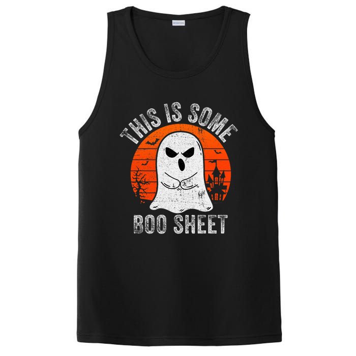 This Is Some Boo Sheet Ghost Halloween Costume Funny PosiCharge Competitor Tank