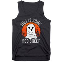 This Is Some Boo Sheet Ghost Halloween Costume Funny Tank Top