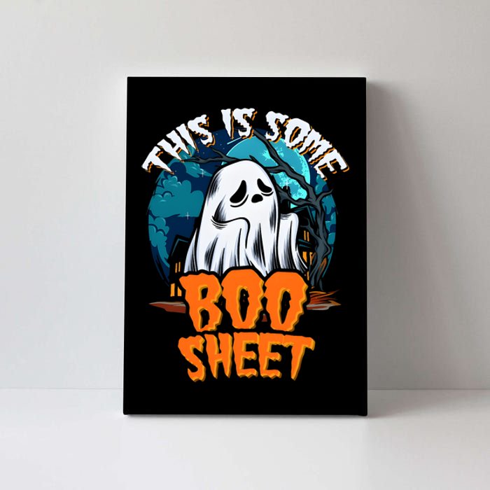 This Is Some Boo Sheet Ghost Halloween Costume Canvas