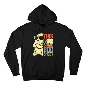 This Is Some Boo Sheet Ghost Retro Halloween Costume Design Hoodie