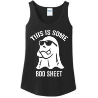 This Is Some Boo Sheet Halloween Ghost Funny Ladies Essential Tank