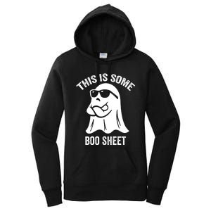 This Is Some Boo Sheet Halloween Ghost Funny Women's Pullover Hoodie