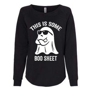 This Is Some Boo Sheet Halloween Ghost Funny Womens California Wash Sweatshirt