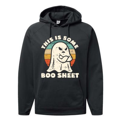 This Is Some Boo Sheet Funny Halloween Costumes Men Women Performance Fleece Hoodie