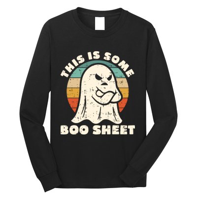 This Is Some Boo Sheet Funny Halloween Costumes Men Women Long Sleeve Shirt