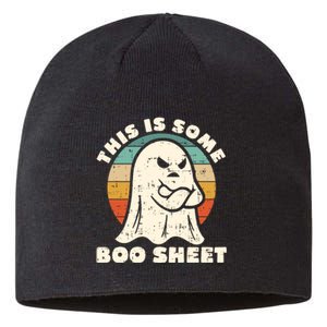 This Is Some Boo Sheet Funny Halloween Costumes Men Women Sustainable Beanie