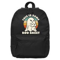 This Is Some Boo Sheet Funny Halloween Costumes Men Women 16 in Basic Backpack