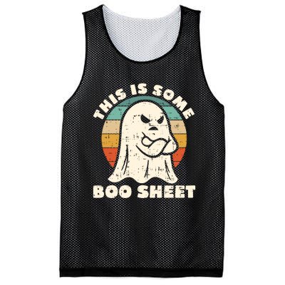 This Is Some Boo Sheet Funny Halloween Costumes Men Women Mesh Reversible Basketball Jersey Tank