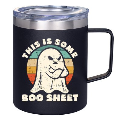 This Is Some Boo Sheet Funny Halloween Costumes Men Women 12oz Stainless Steel Coffee Mug