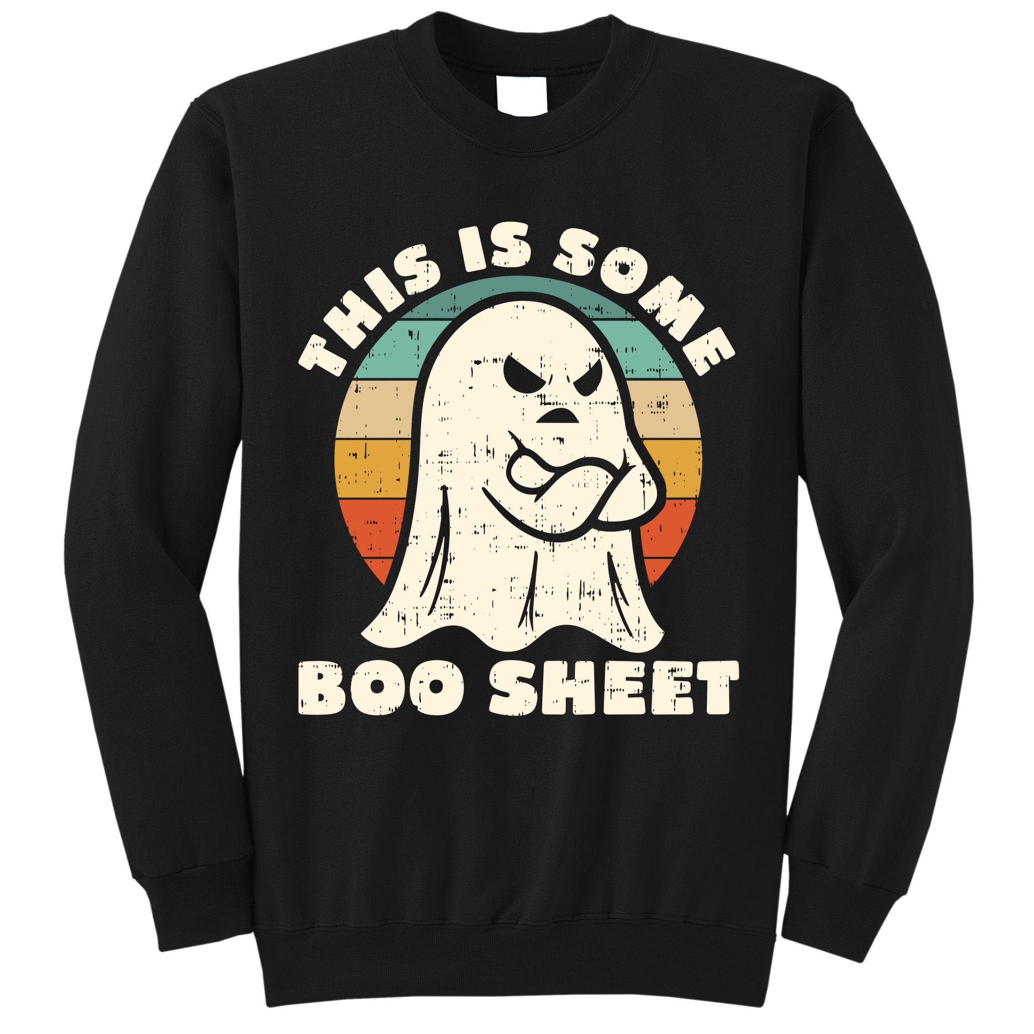 This Is Some Boo Sheet Funny Halloween Costumes Men Women Tall Sweatshirt