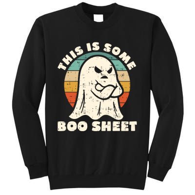 This Is Some Boo Sheet Funny Halloween Costumes Men Women Tall Sweatshirt