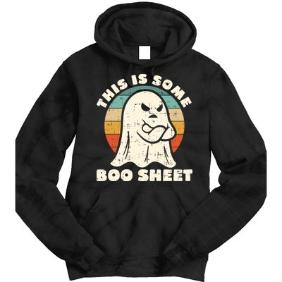 This Is Some Boo Sheet Funny Halloween Costumes Men Women Tie Dye Hoodie