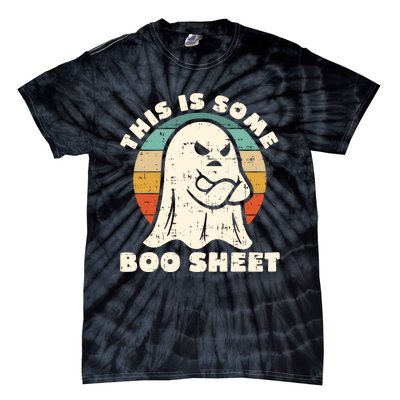 This Is Some Boo Sheet Funny Halloween Costumes Men Women Tie-Dye T-Shirt