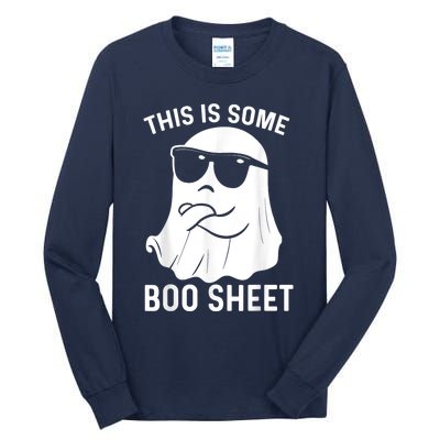 This Is Some Boo Sheet Ghost Halloween Tall Long Sleeve T-Shirt