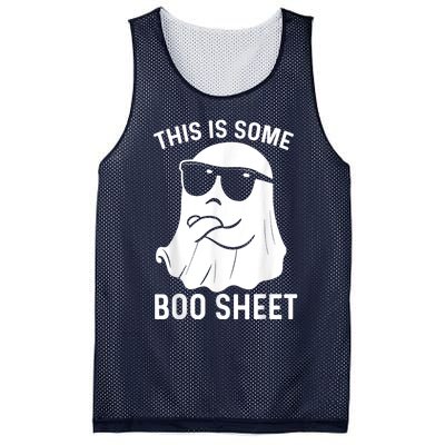 This Is Some Boo Sheet Ghost Halloween Mesh Reversible Basketball Jersey Tank