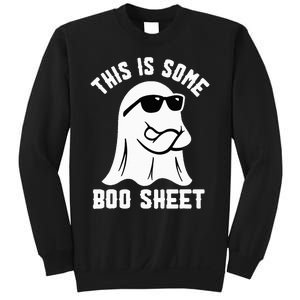 This Is Some Boo Sheet Ghost Retro Halloween Costume Sweatshirt