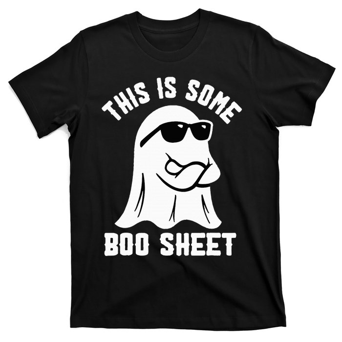 This Is Some Boo Sheet Ghost Retro Halloween Costume T-Shirt