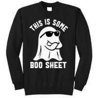 This Is Some Boo Sheet Ghost Retro Halloween Costume Tall Sweatshirt