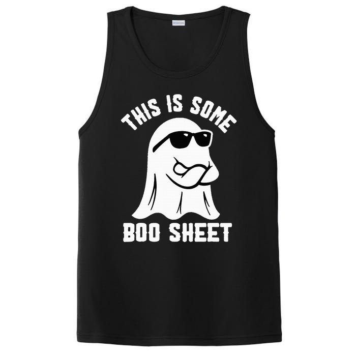 This Is Some Boo Sheet Ghost Retro Halloween Costume PosiCharge Competitor Tank