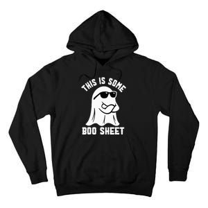 This Is Some Boo Sheet Ghost Retro Halloween Costume Tall Hoodie