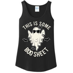 This Is Some Boo Sheet Ghost Halloween Costume Ladies Essential Tank