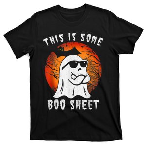 This Is Some Boo Sheet Ghost Retro Halloween Costume Wo T-Shirt