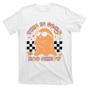 This Is Some Boo Sheet Ghost Retro Halloween Funny Halloween T-Shirt