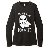 This Is Some Boo Sheet Halloween Ghost Funny Womens CVC Long Sleeve Shirt