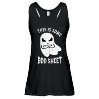 This Is Some Boo Sheet Halloween Ghost Funny Ladies Essential Flowy Tank