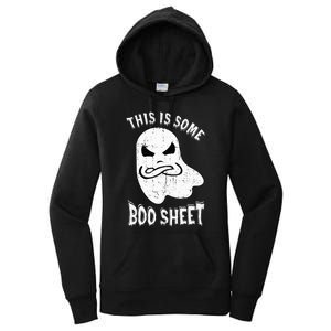 This Is Some Boo Sheet Halloween Ghost Funny Women's Pullover Hoodie